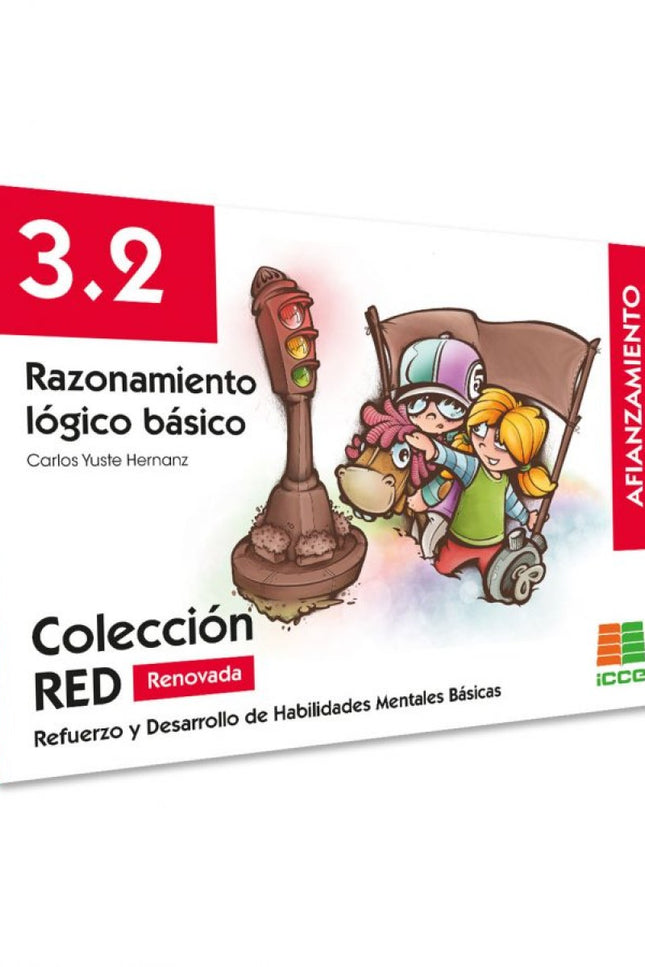 Libro Red 3.2 Renovado: Cuaderno de recuperación para niños de 10-12 años con ejercicios para ordenar historietas, series lógicas lineales, relaciones lógicas, diferenciar, agrupar y clasificar, ordenar conceptos y relaciones analógicas.