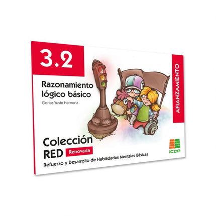 Libro Red 3.2 Renovado: Cuaderno de recuperación para niños de 10-12 años con ejercicios para ordenar historietas, series lógicas lineales, relaciones lógicas, diferenciar, agrupar y clasificar, ordenar conceptos y relaciones analógicas.