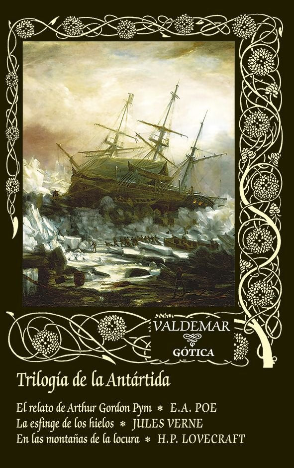 TRILOGIA DE LA ANTARTIDA - Edgar Allan Poe - Tapa dura