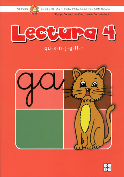 Libro Lectura 4 Metodo Pipe: Este cuaderno trabaja: qu, k, ñ, j, g, ll, f LEER CON PIPE tiene como objetivo conseguir un