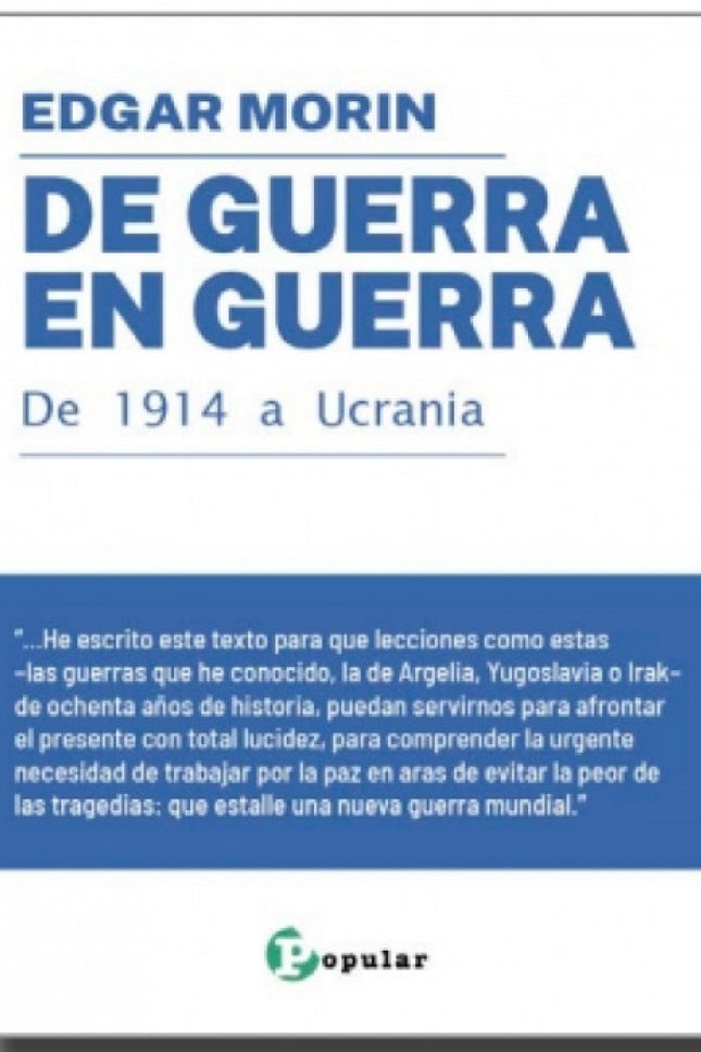 De Guerra En Guerra