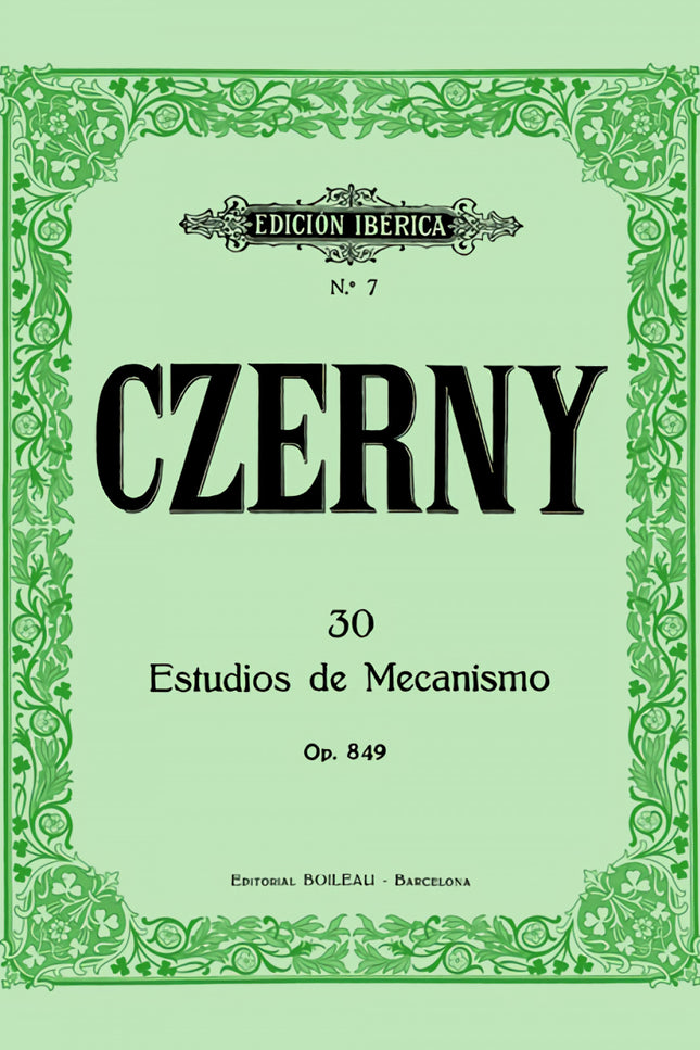 30 Estudios De Mecanismo Op.849