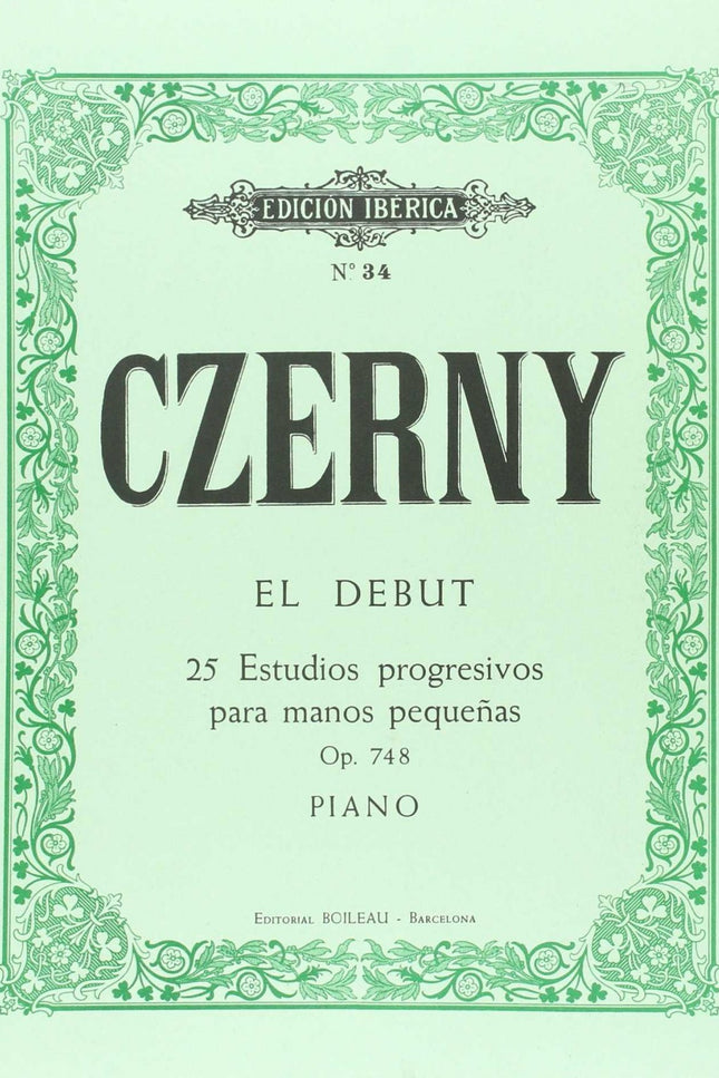 Libro El Debut:25 Estudios Para Manos Pequeñas: .