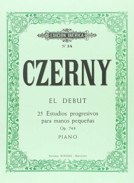 Libro El Debut:25 Estudios Para Manos Pequeñas: .
