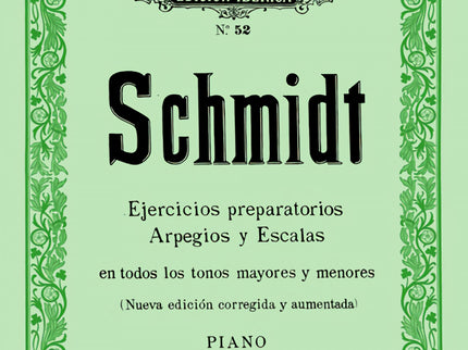 Libro Ejercicios Preparatorios, Escalas Y Arpegios Op.16: Ejercicios preparatorios, arpegios y escalas en todos los tono