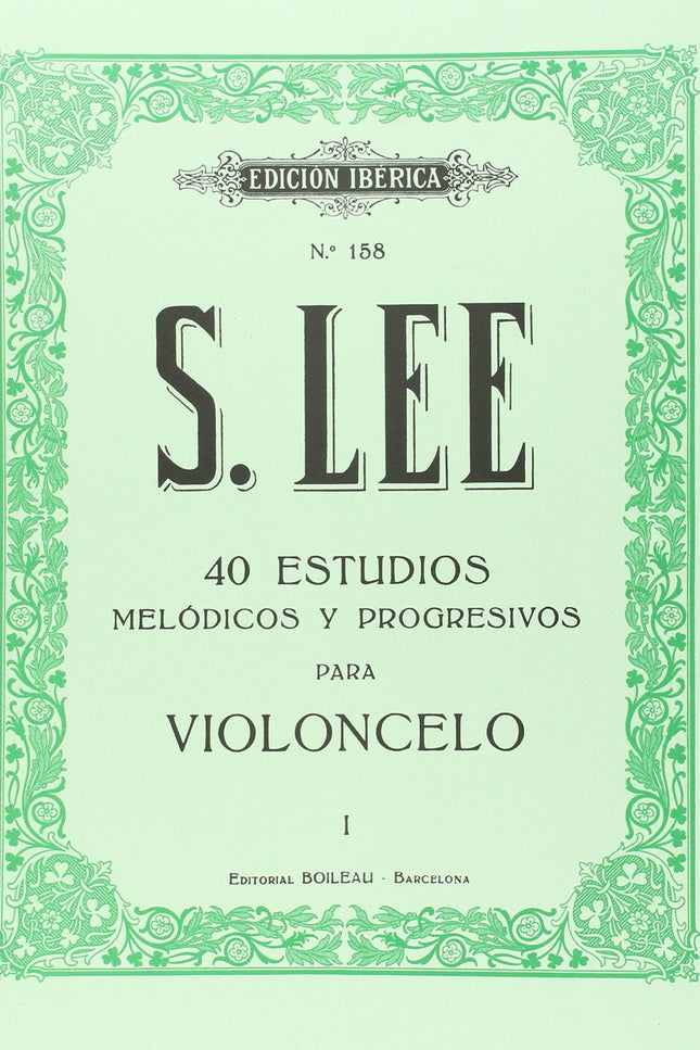 Libro 40 Estudios Para Violonchelo: 40 estudios melódicos y progresivos para violonchelo Op. 31. Dificultad media. Volum