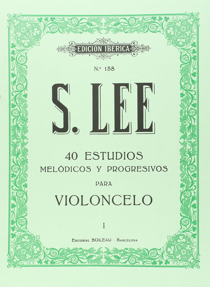 Libro 40 Estudios Para Violonchelo: 40 estudios melódicos y progresivos para violonchelo Op. 31. Dificultad media. Volum