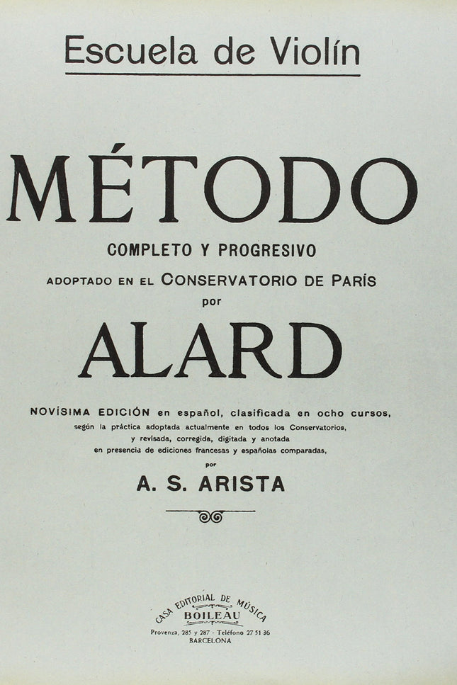 Libro Método Para Violín:curso Completo: .
