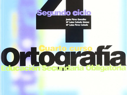 Libro (00).ortografia Calesa 4o.eso (secundaria): .