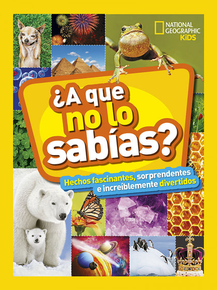 Libro ¿a Que No Lo Sabías?: Un libro cargado de datos y curiosidades para asombrar a todo el mundo con lo que sabes. Desde sabrosas curiosidades sobre el helado, pasando por interesantes hechos de personajes históricos, hasta sorprendentes anécdotas acerca de los perros.