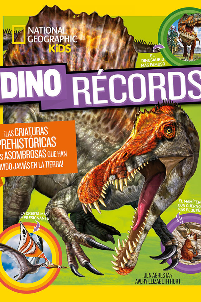 Libro Dino Récords: De los inmensos titanosaurios a los diminutos pero terribles carnívoros, y desde los descubrimientos más actuales a las aplastantes extinciones, Dino récords está repleto de estadísticas alucinantes y de las historias más increibles sobre los tiempos en que los dinosaurios dominaban la Tierra.