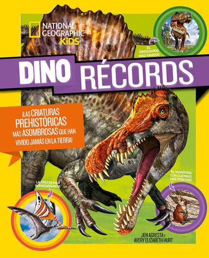 Libro Dino Récords: De los inmensos titanosaurios a los diminutos pero terribles carnívoros, y desde los descubrimientos más actuales a las aplastantes extinciones, Dino récords está repleto de estadísticas alucinantes y de las historias más increibles sobre los tiempos en que los dinosaurios dominaban la Tierra.