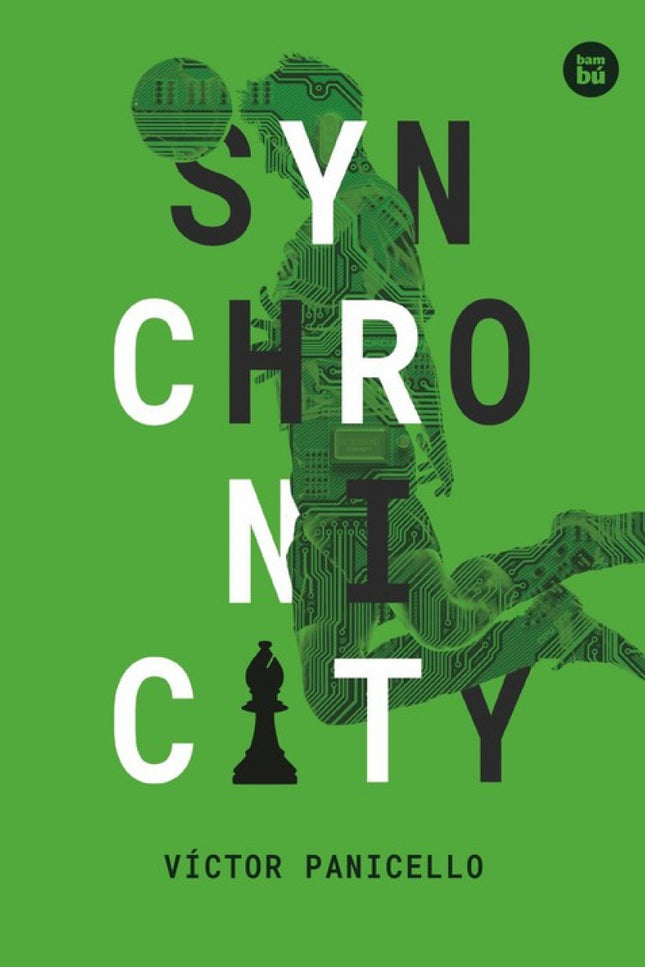 Libro Synchronicity: Año 2070. En una sociedad extremadamente competitiva, el fútbol de contacto es el deporte favorito y el gobierno de CIMA lo utiliza para entretener y manipular a la población.