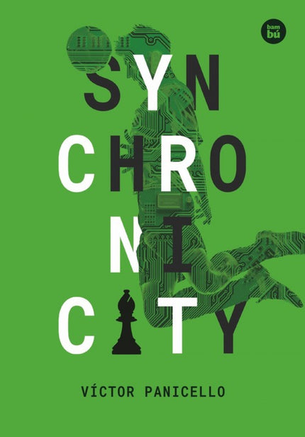 Libro Synchronicity: Año 2070. En una sociedad extremadamente competitiva, el fútbol de contacto es el deporte favorito y el gobierno de CIMA lo utiliza para entretener y manipular a la población.