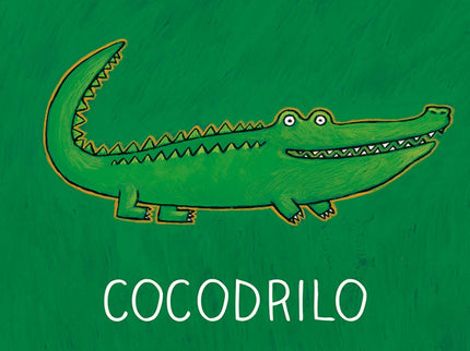 Libro Cocodrilo: La colección De la cuna a la luna está dirigida a niños y niñas de 0 a 3 años, para quienes se han dise