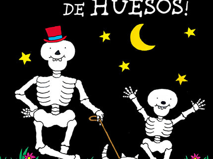 Libro ¡que Risa De Huesos!: ?íQué risa de huesos!? es una divertida historia protagonizada por los esqueletos de un hombre, un niño y un perro que salen una noche a pasear y a asustar a la gente.
