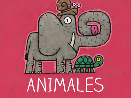 Libro Animales: «Animales» reúne una amistosa y heterogénea sucesión de fauna silvestre y salvaje. «Frutas» contiene una selección de sabrosos alimentos procedentes de sus respectivos árboles.