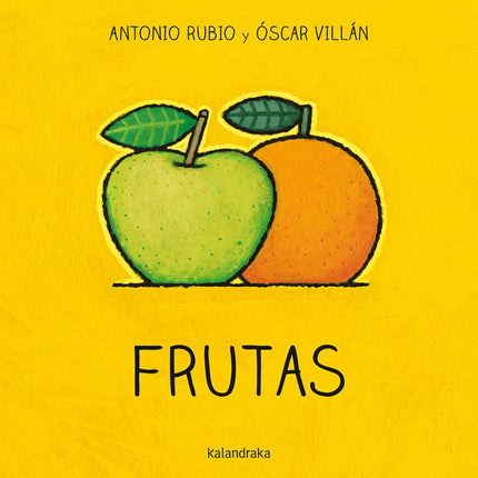 Libro Frutas: «Animales» reúne una amistosa y heterogénea sucesión de fauna silvestre y salvaje. «Frutas» contiene una selección de sabrosos alimentos procedentes de sus respectivos árboles.