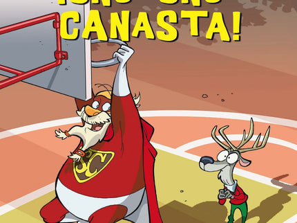 Libro Uno+uno=canasta: Aquel día de enero, mientras Papá Noel se está remendando un calcetín, el globo terráqueo que tie