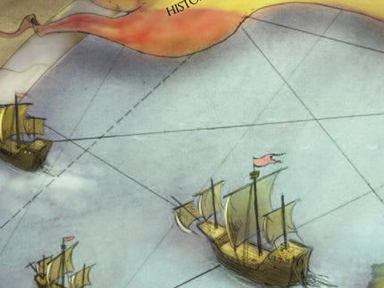 Libro ¡tierra! ¡tierra!: De niño Cristóbal trabajaba la lana en un taller oscuro y polvoriento de Génova. Pero soñaba co