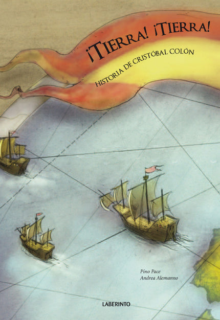 Libro ¡tierra! ¡tierra!: De niño Cristóbal trabajaba la lana en un taller oscuro y polvoriento de Génova. Pero soñaba co