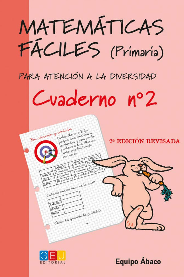 Libro Matemáticas Fáciles 2: Colección: Matemáticas Fáciles. Atención a la diversidad. Edad/Nivel: 1º Educación Primaria