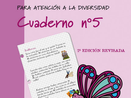 Libro Matemáticas Fáciles 5: Edad/Nivel: 2º Educación Primaria Este libro trabaja: Numeración hasta el 600, sumas restas