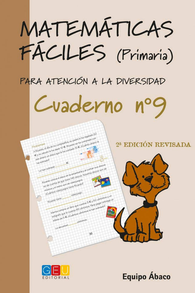 Libro Matemáticas Fáciles 9: Colección: Matemáticas Fáciles. Atención a la diversidad. Edad/Nivel: 3º Educación Primaria