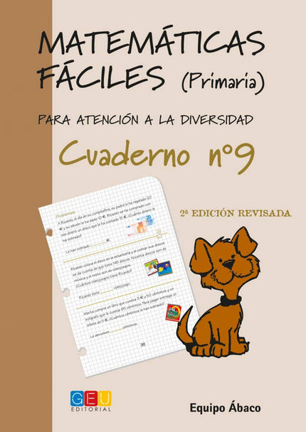 Libro Matemáticas Fáciles 9: Colección: Matemáticas Fáciles. Atención a la diversidad. Edad/Nivel: 3º Educación Primaria