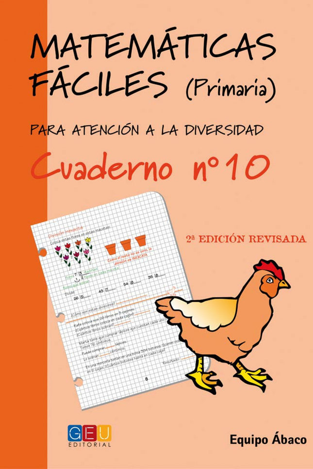 Libro Matemáticas Fáciles 10: Colección: Matemáticas Fáciles. Atención a la diversidad. Edad/Nivel: 4º Educación Primari