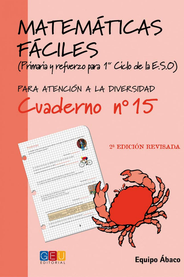 Libro Matemáticas Fáciles 15: .