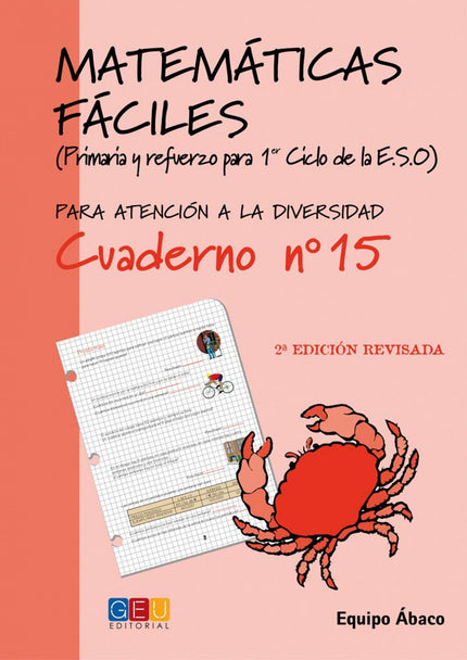 Libro Matemáticas Fáciles 15: .