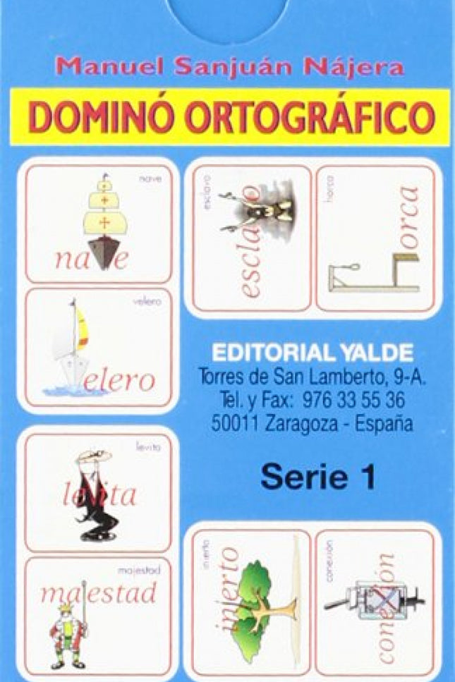 Libro Domino Ortografico (5-12 Años) 36 Cartas: .