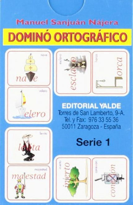 Libro Domino Ortografico (5-12 Años) 36 Cartas: .