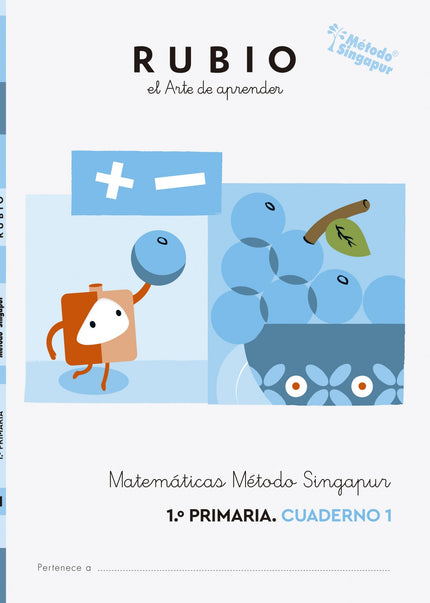 Libro Matemáticas 3 Cuadernos. Método Singapur 1ºprimaria Rubio: Los cuadernos de Matemáticas Método Singapur« de RUBIO se basan en la metodología que el mismo país lleva desarrollando durante más de 30 años y los ha llevado a encabezar los resultados de las pruebas PISA o TIMSS. A través del desarrollo del pensamiento lógico-matemático, potencia la resolución de problemas de la vida diaria y fomenta una visión útil de las matemáticas.
