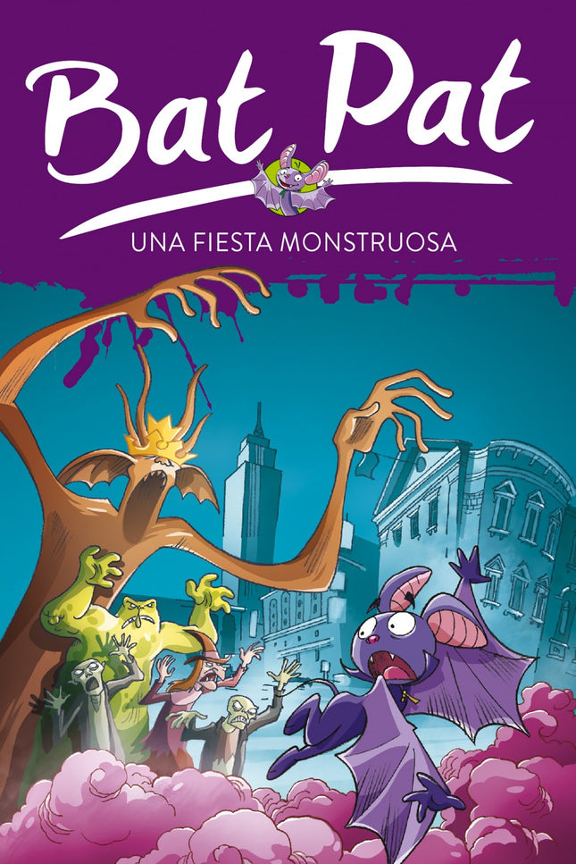 Libro Una Fiesta Monstruosaa: Acompaña a Bat Pat, el murciélago detective, y a los hermanos Silver: Martin, Leo y Rebecc
