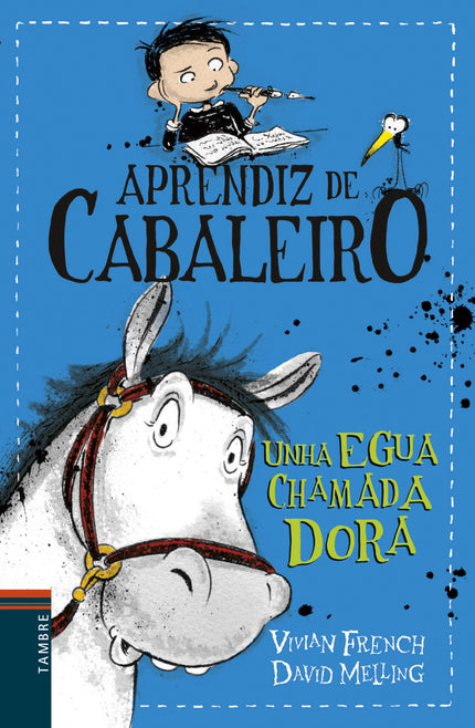 Libro Unha Egua Chamada Dora: Sam soña con se converter nun nobre cabaleiro, e para iso debe superar seis probas. Nesta ocasión, o mozo deber atopar un corcel branco.