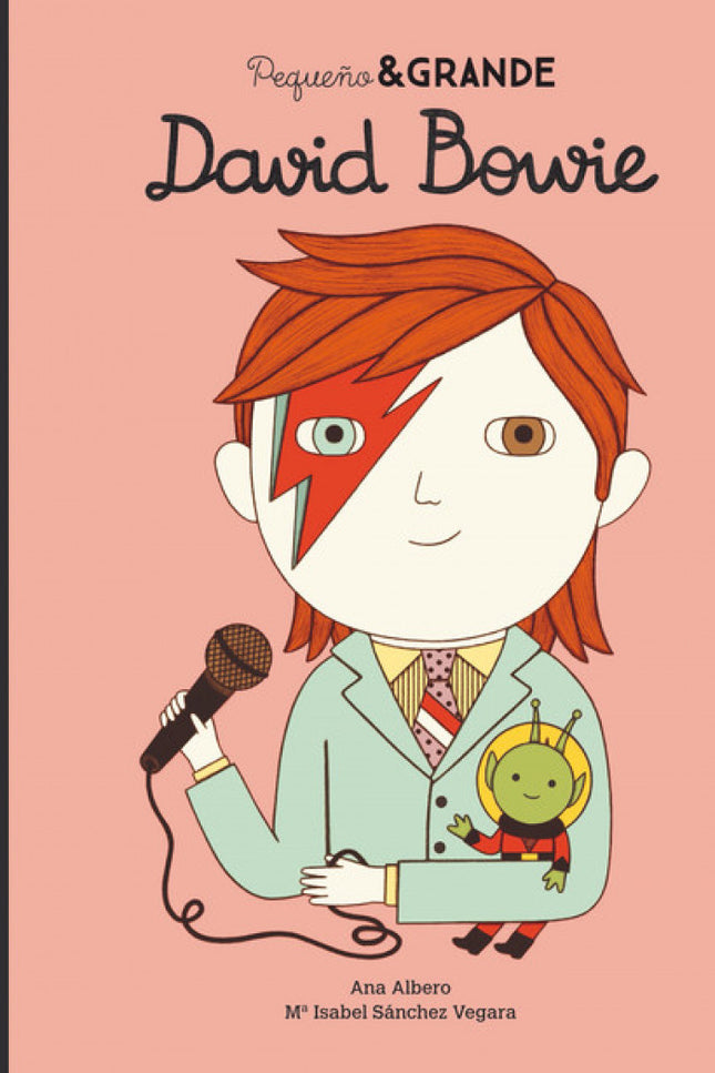 Libro Davel Bowie: David Bowie nació en Briston, Londres, en 1947. En 1962 su amigo George le dio un puñetazo en el ojo y eso provocó que le cambiara el color de la pupila.