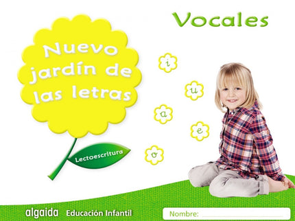 Libro Nuevo Jardín De Las Letras: Vocales 4 Años: .