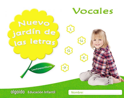 Libro Nuevo Jardín De Las Letras: Vocales 4 Años: .