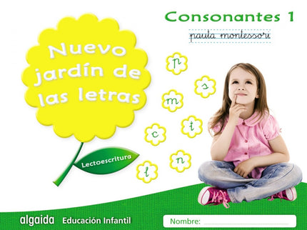 Libro Nuevo Jardin De Las Letras Consonantes 1 Pauta: .