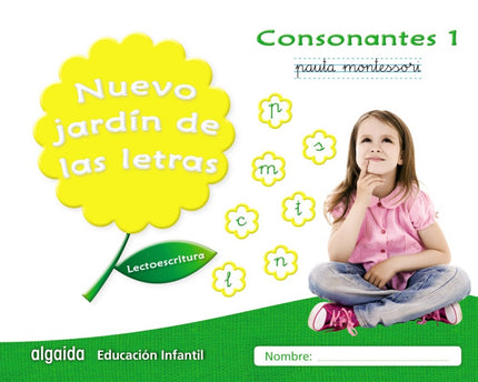Libro Nuevo Jardin De Las Letras Consonantes 1 Pauta: .