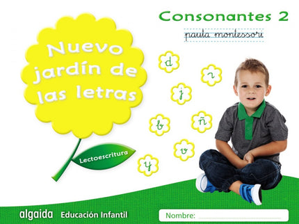Libro Nuevo Jardin Letras 2 Pauta Consonantes 5 Años: .