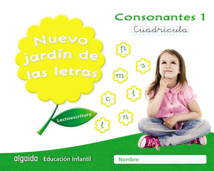 Libro Nuevo Jardin De Letras Consonantes 1 Cuadrícula: .