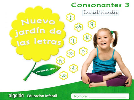 Libro Nuevo Jardín De Las Letras 3 Cuadrícula Consonantes: .