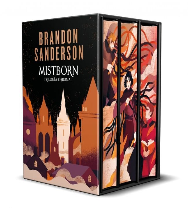 ESTUCHE MISTBORN 1 2 Y 3 CONTIENE NACIDOS DE LA BRUMA EL POZ - Brandon Sanderson - Tapa dura