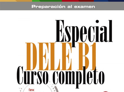 Libro Especial Dele B1 Curso Completo: Curso completo Especial DELE B1 es un material de preparación para obtener el Diploma de Español como Lengua Extranjera de nivel B1 que ofrece un material útil tanto a profesores como a alumnos, ya que abarca todos los contenidos imprescindibles de este nivel. Este libro puede usarse como curso intensivo, regular o curso escolar completo, ya que permite adaptar el ritmo de trabajo y los contenidos al tiempo disponible.
