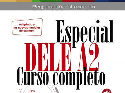 Libro Especial Dele A2. Curso Completo. Edición 2020: Curso completo Especial DELE A2 es un material de preparación para obtener el Diploma de Español como Lengua Extranjera de nivel A2 que ofrece un material útil tanto a profesores como a alumnos, ya que abarca todos los contenidos imprescindibles de este nivel. Este libro puede usarse como curso intensivo, regular o curso escolar completo, ya que permite adaptar el ritmo de trabajo y los contenidos al tiempo disponible.
