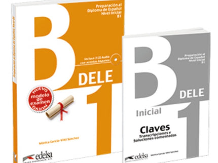 Libro Pack Dele B1 (libro + Claves). Edición 2020: Este PACK (libro del alumno + libro de claves) permite a los estudiantes prepararse para el Diploma de Español, Nivel Inicial, B1. Presenta ocho modelos de exámenes completos, similares a los reales.
