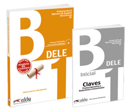 Libro Pack Dele B1 (libro + Claves). Edición 2020: Este PACK (libro del alumno + libro de claves) permite a los estudiantes prepararse para el Diploma de Español, Nivel Inicial, B1. Presenta ocho modelos de exámenes completos, similares a los reales.